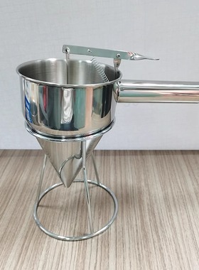供灯酥油灯加油器漏斗供水加水器家用厨房烘焙不锈钢锥形漏斗分液