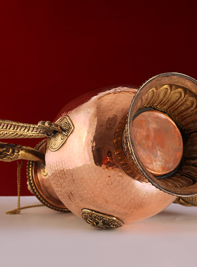 净水壶手工红铜八吉祥民族风