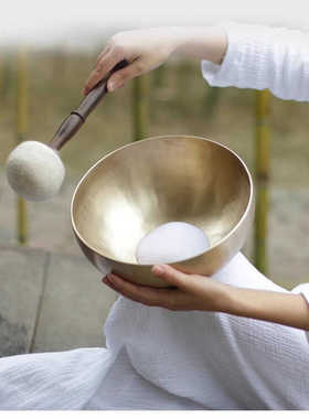 SPA冥想瑜伽疗愈养生用手工颂钵