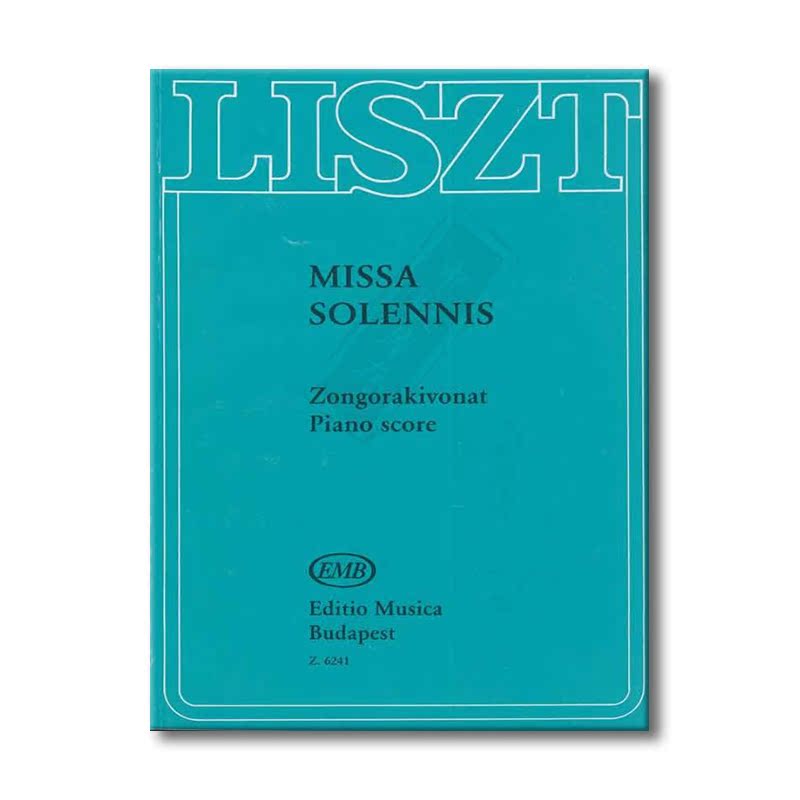 李斯特弥撒曲 清唱剧 钢琴缩谱 布达佩斯原版乐谱书 Liszt Missa Solennis (Graner Messe) Vocal Score Piano Score Z6241 - 图3