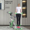 College student folding magnetically controlled exercise bike home silent