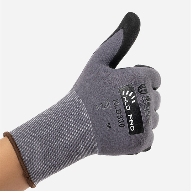 抑菌丁腈触屏手套不粘胶带止滑仓库分拣快递打包神器劳保防护秋季,淘宝优惠券,粉丝福利购,淘宝优惠卷