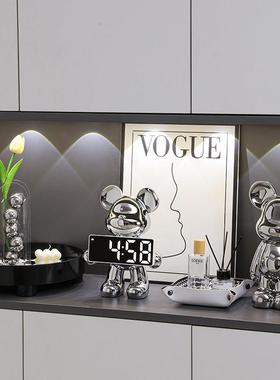 轻奢入户玄关摆件客厅家居装饰品电视酒柜餐柜钥匙收纳高档软装