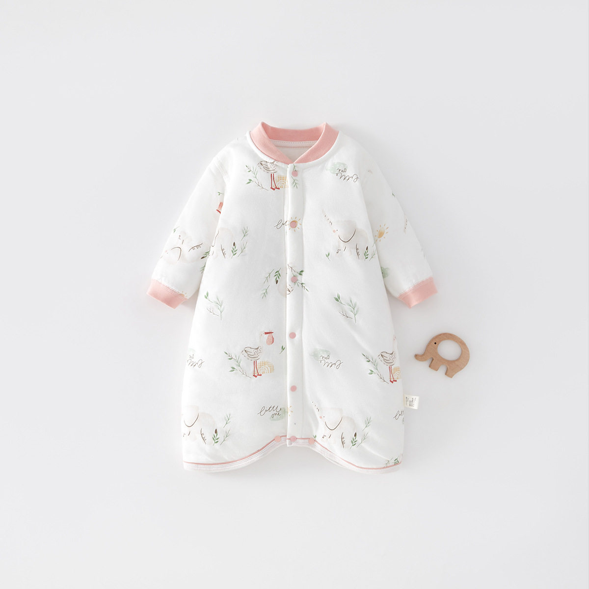 新生儿婴儿睡袋蝴蝶衣冬季防踢被保暖男女宝宝夹棉连体衣纯棉睡袍,淘宝优惠券,粉丝福利购,淘宝优惠卷