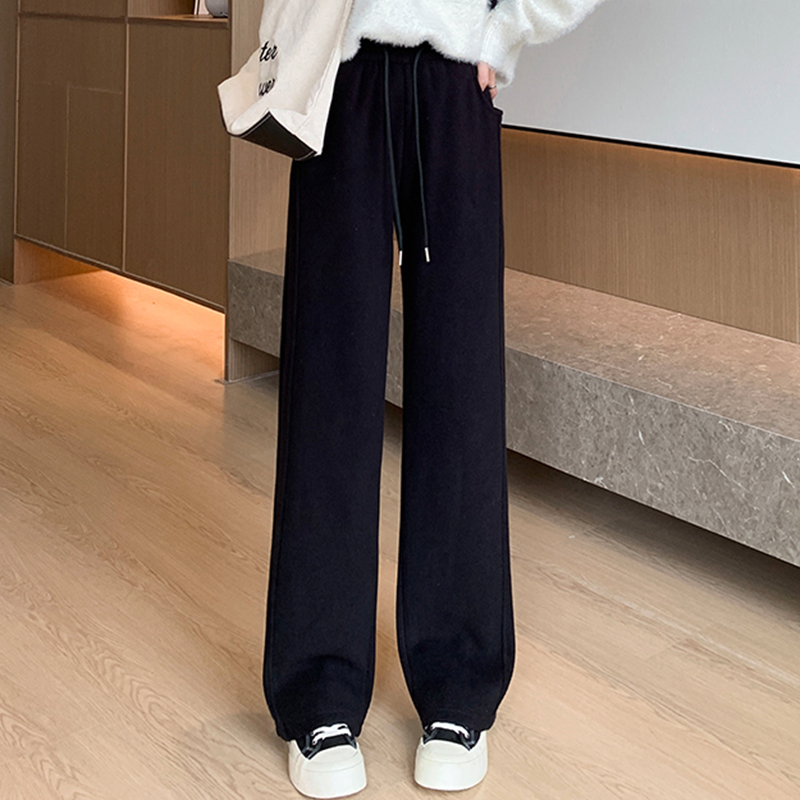 BAZAARRED毛巾绵绵裤女秋冬新款