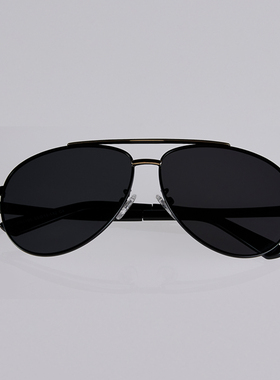 洛伊士偏光椭圆男士防眩光蛤蟆镜