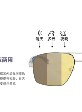 洛伊士夜视时尚男女变色太阳眼镜