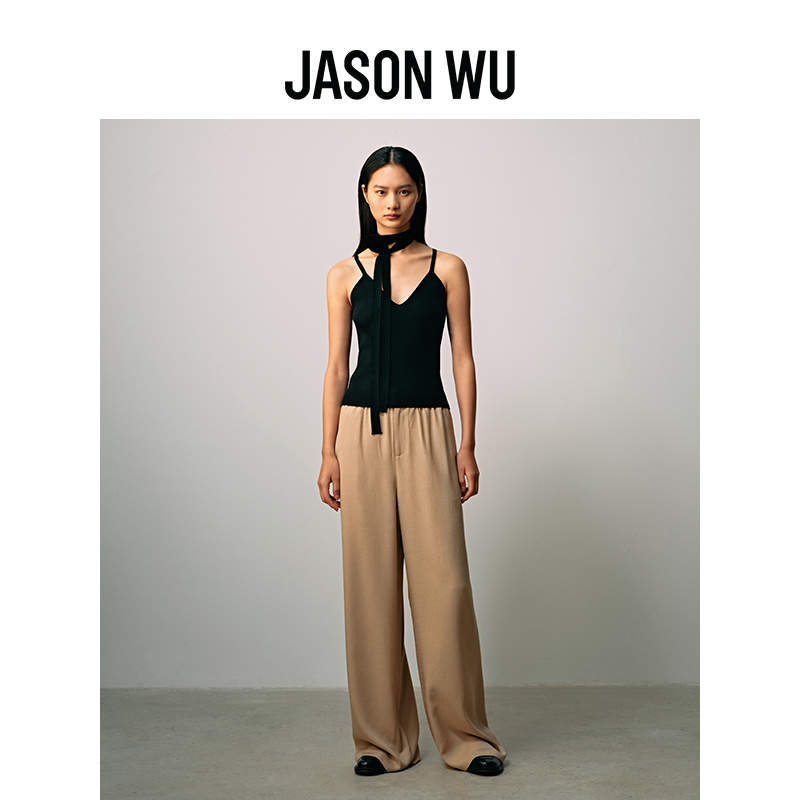 【新品推荐】JASON WU 24年新款玫瑰钩花百搭针织上衣吊带背心女-图0