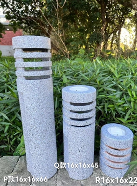 仿真石灯中式日式庭院石灯户外草坪灯室内造景玻璃钢树脂禅意摆件