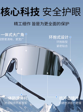潮流骑行太阳眼镜男女士防紫外线