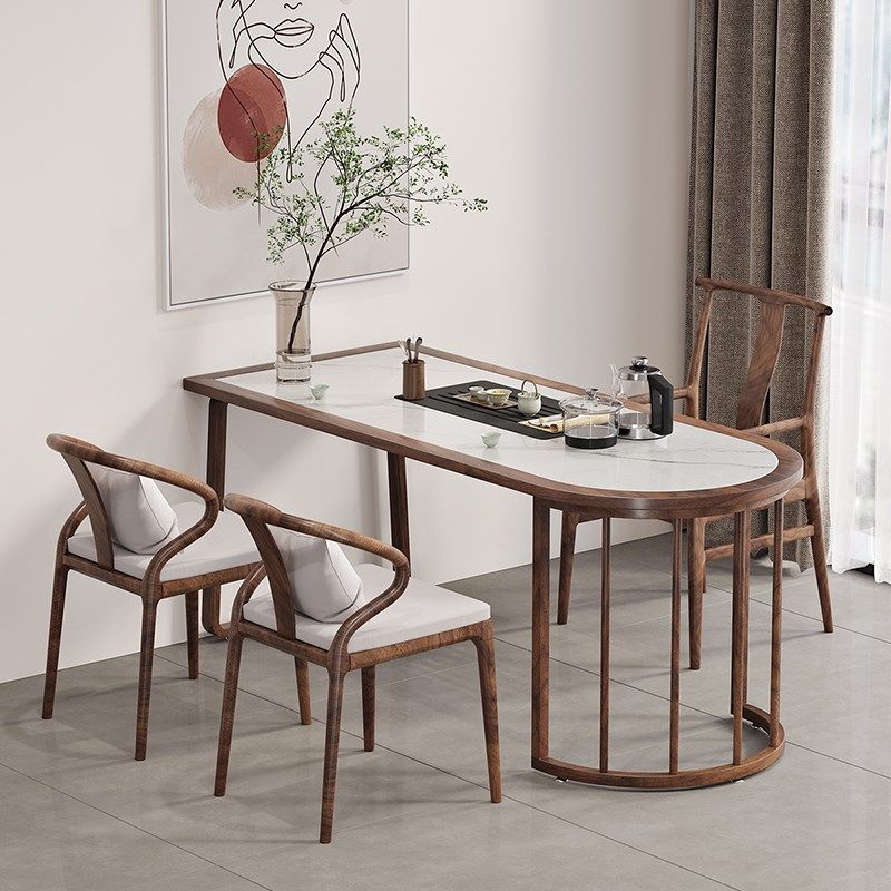 阳台岩板泡茶桌椅组合小户型功夫茶台现代家用靠墙桌嵌入式烧水壶,淘宝优惠券,粉丝福利购,淘宝优惠卷