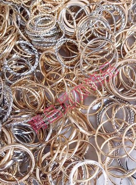 按斤称的素圈戒指圈圈指环冷淡风论斤尾戒关节情侣对戒蹦迪学生