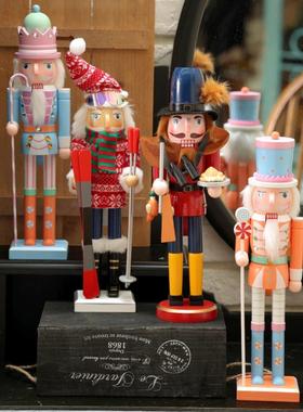 欧洲胡桃夹子木偶兵创意装饰酒柜电视柜客厅礼品家居装饰装饰品