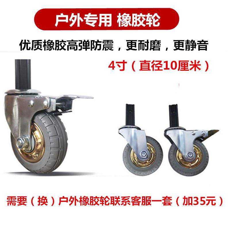 不锈钢二层收餐车 餐厅双层收碗车 方管拆装餐具车餐盘收集车包邮 - 图1