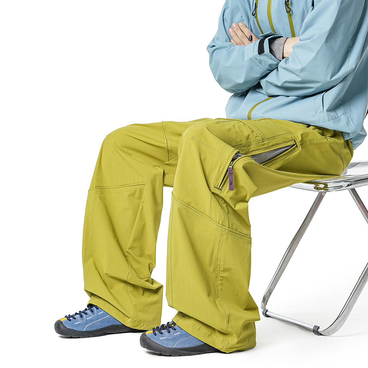 QOTRIOCK outdoor soft shell waterproof pants for hiking