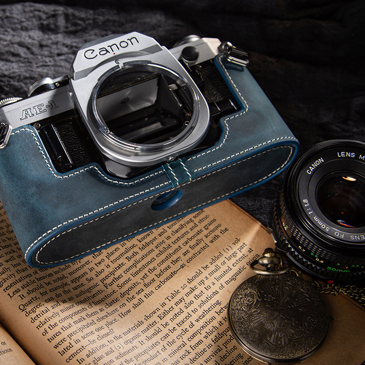 适用佳能AE1相机皮套ae-1 a1 AE-1P相机真皮保护套保护底座相机包,淘宝优惠券,粉丝福利购,淘宝优惠卷