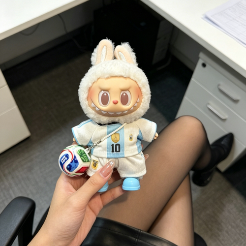Labubu娃衣拉布布一二三代衣服2026年足球杯限定娃衣换装衣服着替 - 图0