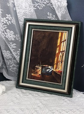 安德鲁怀斯小红莓书桌摆件7寸相框摆台油画装饰画办公桌家居饰品