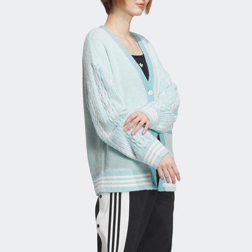 adidas阿迪达斯VDAY CARDIGAN女士针织开衫毛衣外套JE8281 - 图1