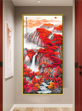鸿运当头卧室自粘可定制装饰画
