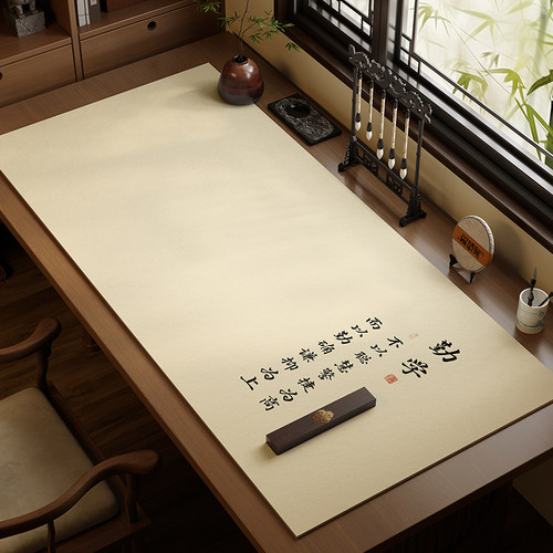 中式书法毛毡垫毛笔专用羊毛桌垫吸水防墨台面保护垫书房案台桌布 - 图0