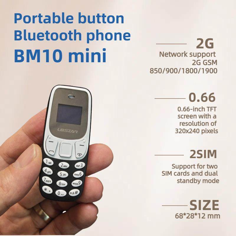 L8StarBM10跨境外贸热销直板迷你手机蓝牙播放器学生按键机双卡,淘宝优惠券,粉丝福利购,淘宝优惠卷