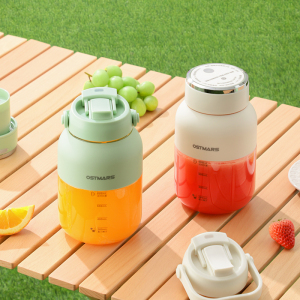 大容量！德国单杯双盖便携式榨汁机榨汁杯