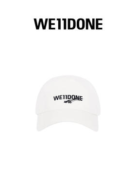 棒球帽WE11DONE明星同款复古