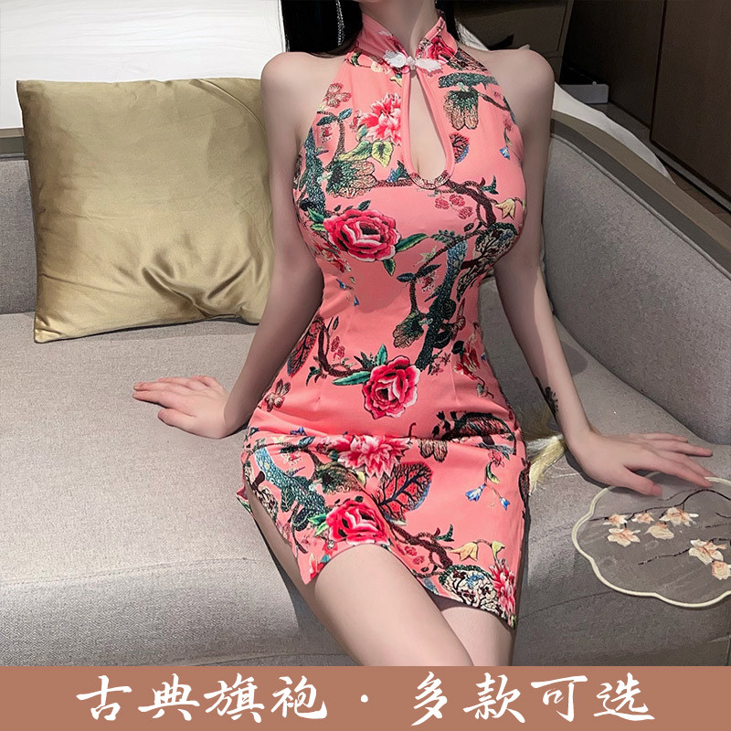 性感旗袍制服新中式辣妹连衣裙女包臀星空纱汉服禅意清冷套装复古,淘宝优惠券,粉丝福利购,淘宝优惠卷