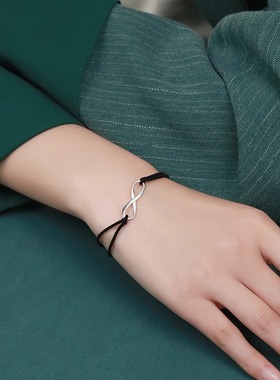 莫比乌斯环檀健次同款手绳发绳头绳女小皮筋送给男朋友带专属发饰