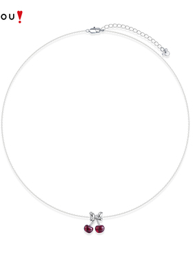 AJIDOU阿吉豆项链女款米奇米妮爱神派对系列锁骨链短颈链