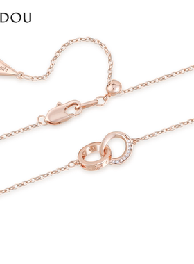 阿吉豆AJIDOU项链环环相扣锁骨链