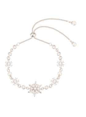 阿吉豆飘雪系列气质手链女情人节