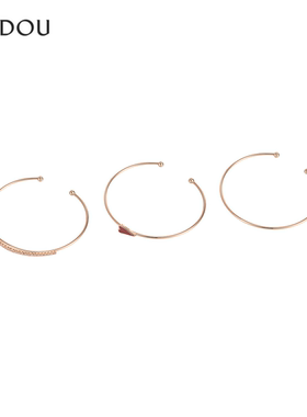 阿吉豆浪漫心叹号系列叠戴手镯