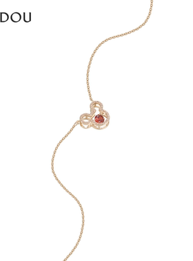 阿吉豆AJIDOU项链春夏气质女新年米奇系列线下专柜同款锁骨链饰品