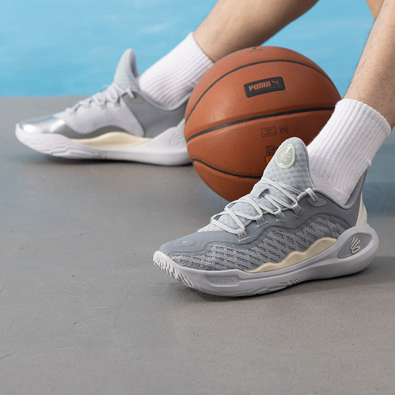 安德玛男鞋女鞋CURRY 11 YW 篮球鞋缓震舒适轻便透气运动鞋训练鞋 - 图1