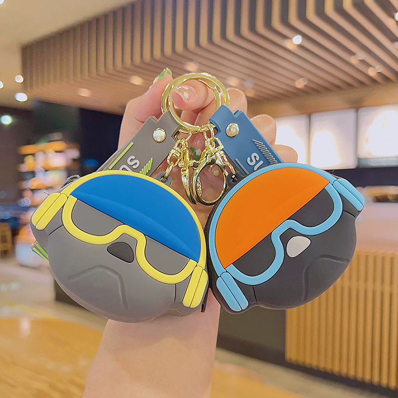 法斗新款儿童可爱卡包钱包零钱包 格仔森林创意零钱包