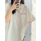 ເສື້ອຍືດແຂນສັ້ນຂອງແມ່ຍິງ Summer Plus Size ສີຂາວ