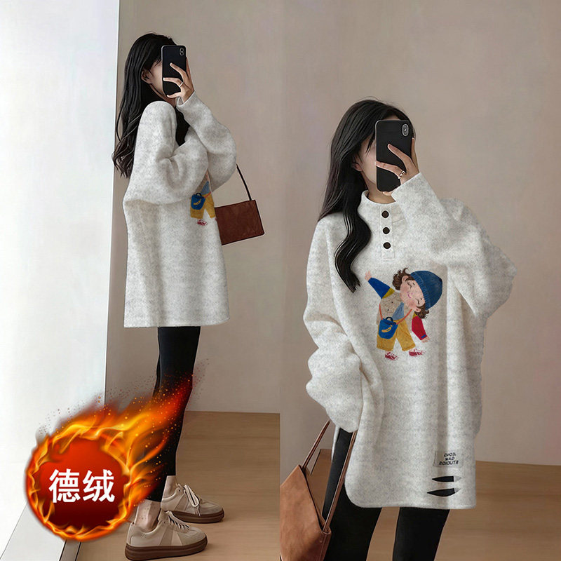 半高领加厚打底衫女内搭宽松胖mm大码女装长袖t恤配鲨鱼裤的上衣,淘宝优惠券,粉丝福利购,淘宝优惠卷