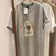 Pure cotton nightgown for women summer large size fat mm short sleeve loose lazy style 2025 new gray long T-shirt dress