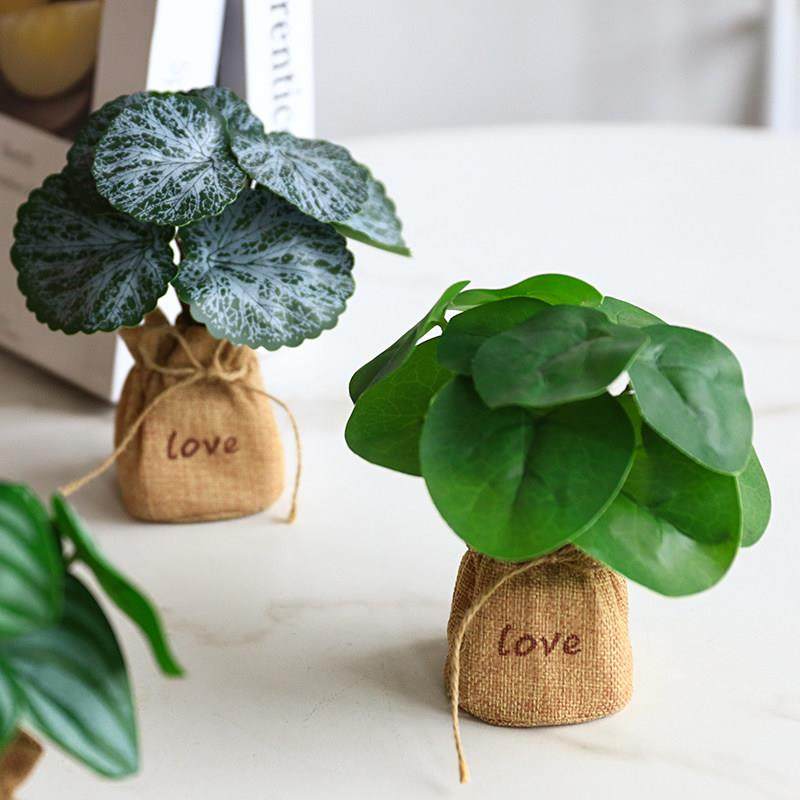 仿真绿植小型迷你仿生假花小盆栽室内客厅书架办公室桌面装饰摆件,淘宝优惠券,粉丝福利购,淘宝优惠卷