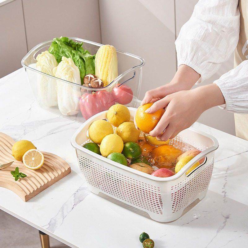 2025新款沥水篮水果盘客厅茶几淘米滤水篮厨房洗菜盆家用多功能,淘宝优惠券,粉丝福利购,淘宝优惠卷