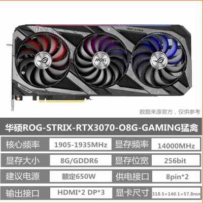 影驰RTX 2070S大将8G台式机独立拆机游戏显卡另3070 2060 1660s-图0