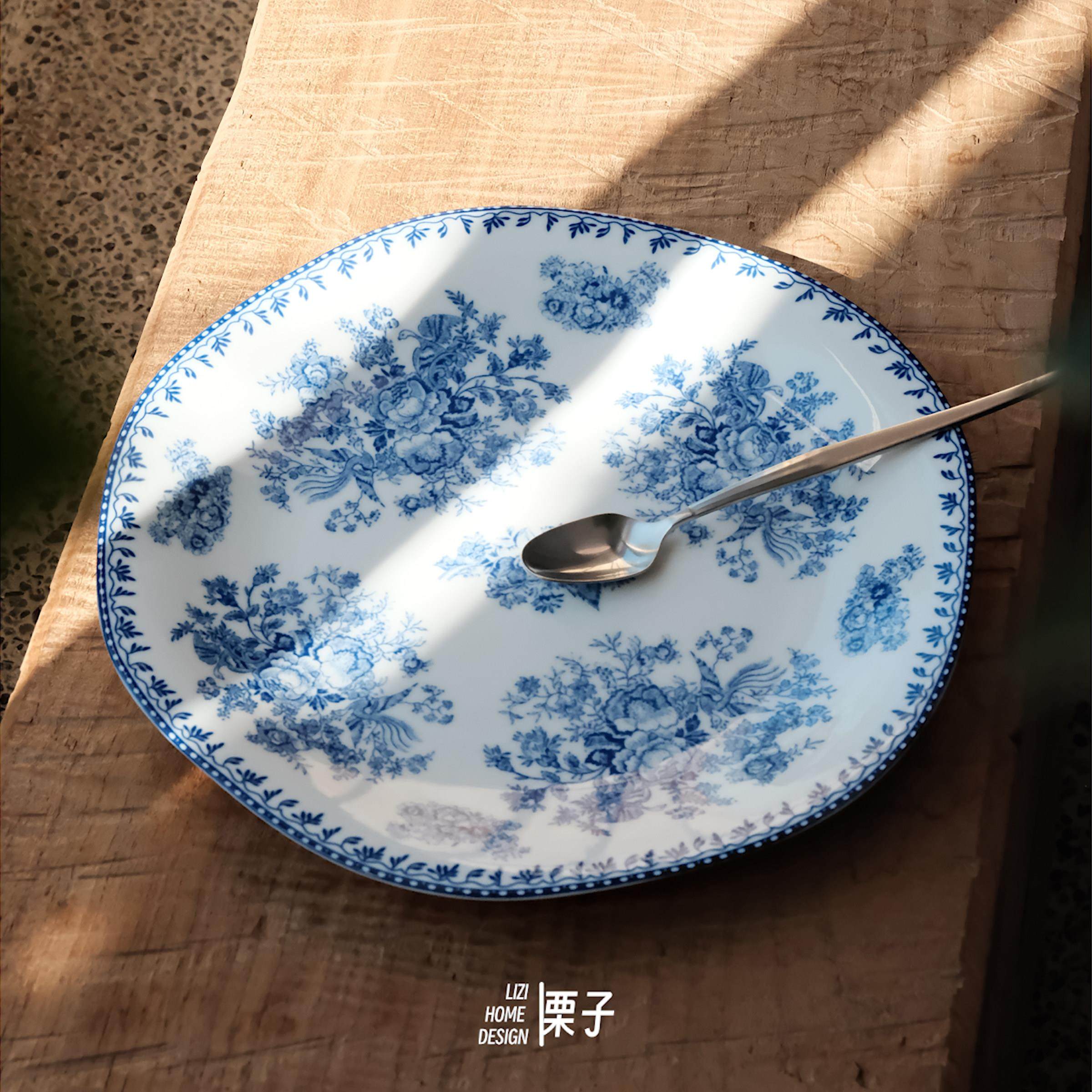 【上新】栗子家设兰开 斯特碗盘碟沙拉碗陆升花思凤粉灰兰甜品盘,淘宝优惠券,粉丝福利购,淘宝优惠卷