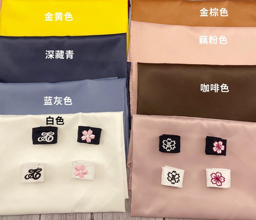 三角巾jk水手服领巾基础款学院风纯色制服日系手打大领结环扣白色 - 图0