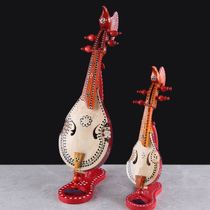 Xinjiang Ethnic Musical Instruments Hussital Handicraft Home Living Room Decorative Tabletop Pendulum for Tourist Remembrance Gift