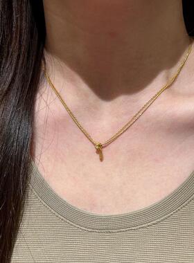 新中式转环水滴项链女款2025新款