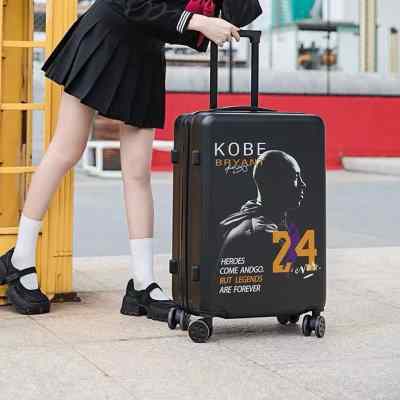 行李箱男学生篮球韩版学生拉杆箱男球星行李箱女结实耐用旅行箱大