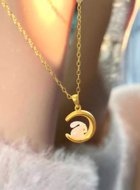 学生党项链气质轻奢锁骨链小众百搭精致项链女闺蜜女友生日礼物