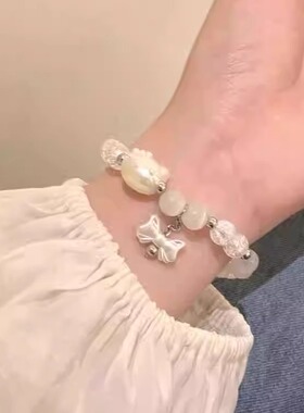 hellokitty猫蝴蝶结少女心串手链